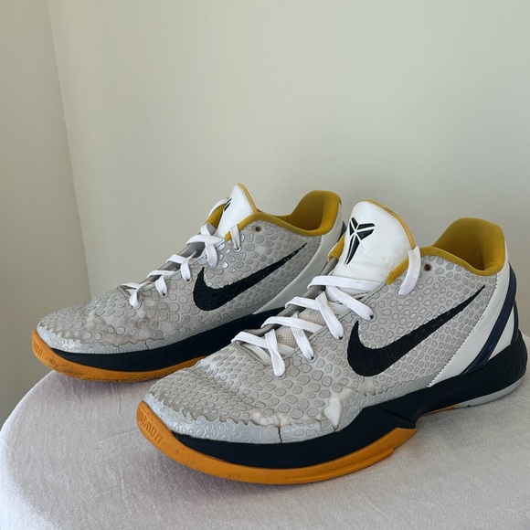 Yellow and Navy Athletic Sneakers